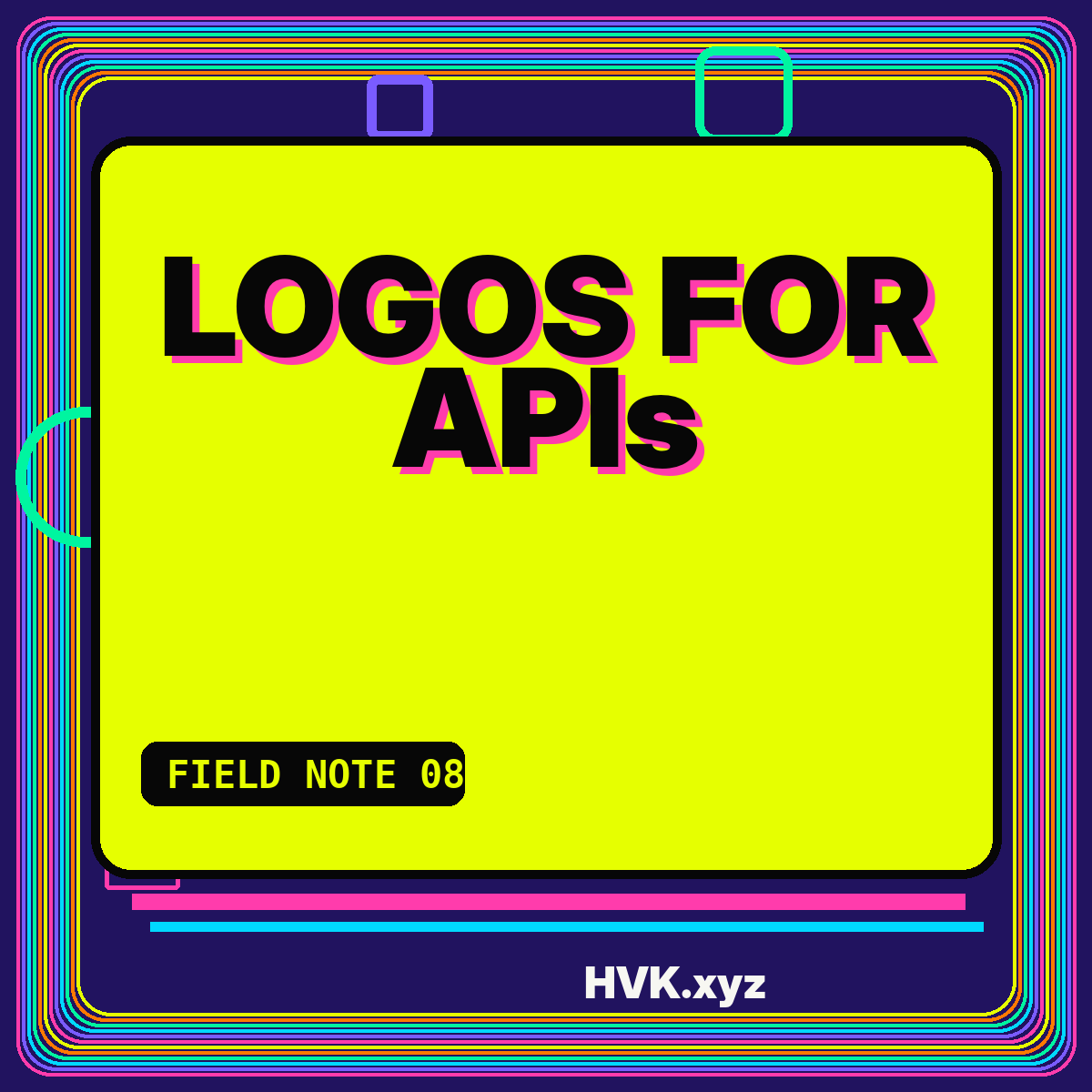 Typography card for Logo Systems for API Platforms and Developer Tools